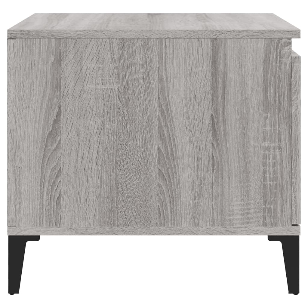 Table basse Sonoma gris 100x50x45 cm Bois d'ingénierie - XIOS