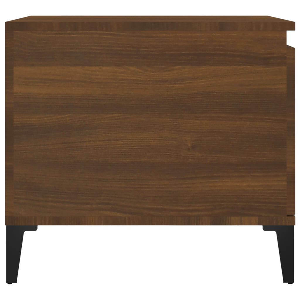 Table basse Chêne marron 100x50x45 cm Bois d'ingénierie - XIOS