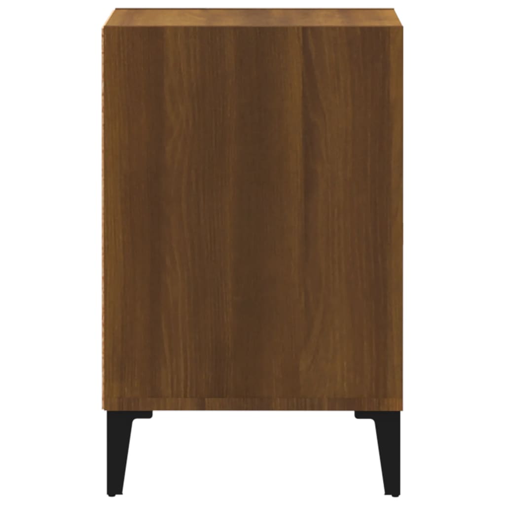 Meuble TV Chêne marron 100x35x55 cm Bois d'ingénierie - XIOS