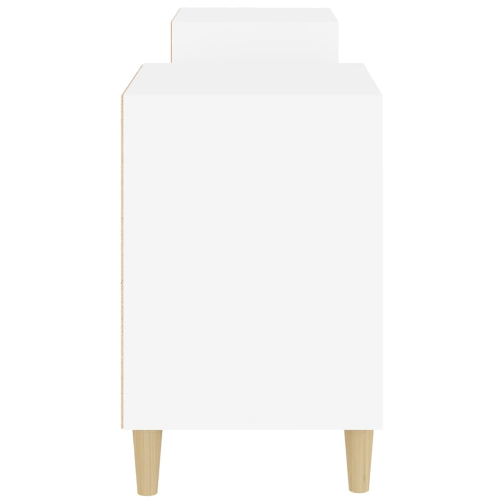 Meuble TV Blanc 160x35x55 cm Bois d'ingénierie - XIOS