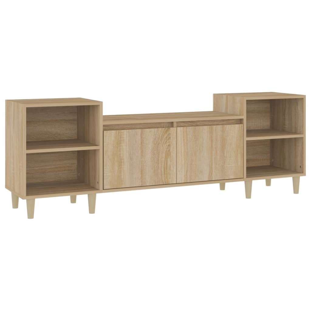 Meuble TV Chêne sonoma 160x35x55 cm Bois d'ingénierie - XIOS