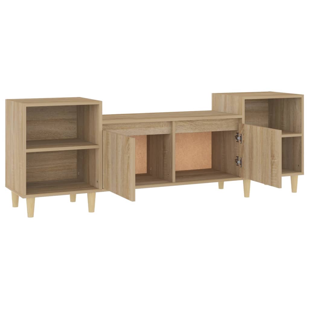 Meuble TV Chêne sonoma 160x35x55 cm Bois d'ingénierie - XIOS