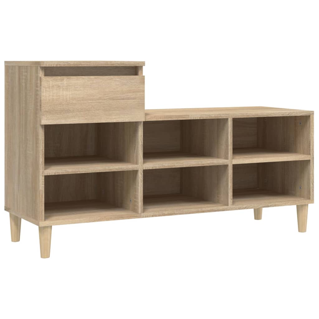 Armoire à chaussures Chêne sonoma 102x36x60cm Bois d'ingénierie - XIOS