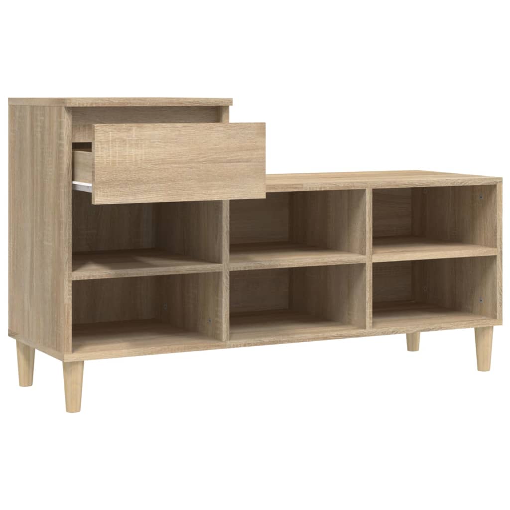 Armoire à chaussures Chêne sonoma 102x36x60cm Bois d'ingénierie - XIOS