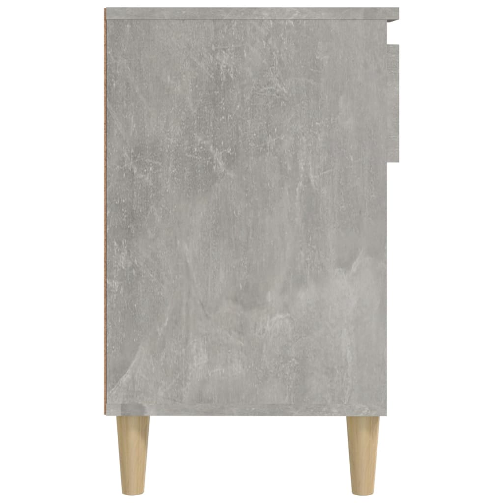 Armoire à chaussures Gris béton 102x36x60 cm Bois d'ingénierie - XIOS