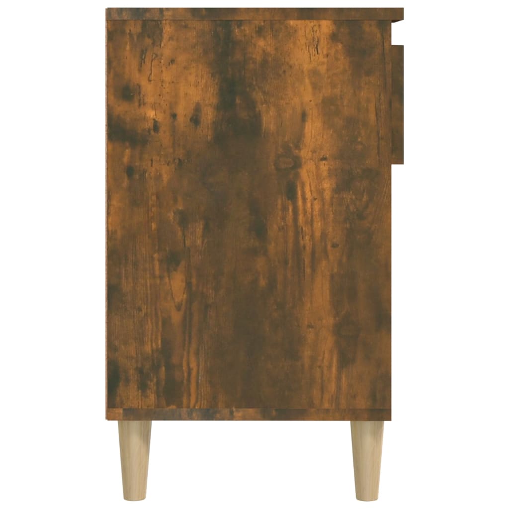 Armoire à chaussures Chêne fumé 102x36x60 cm Bois d'ingénierie - XIOS