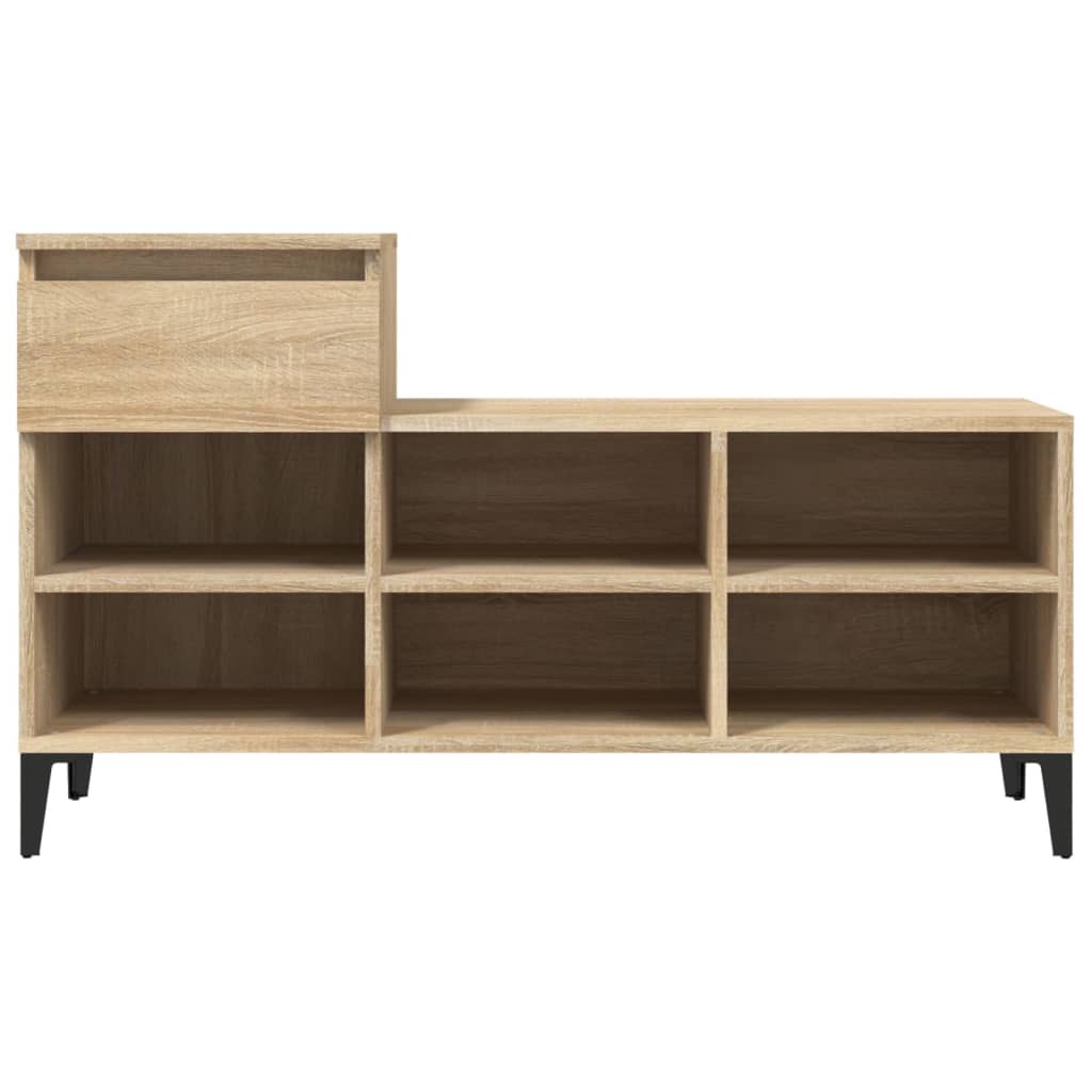 Armoire à chaussures Chêne sonoma 102x36x60cm Bois d'ingénierie - XIOS