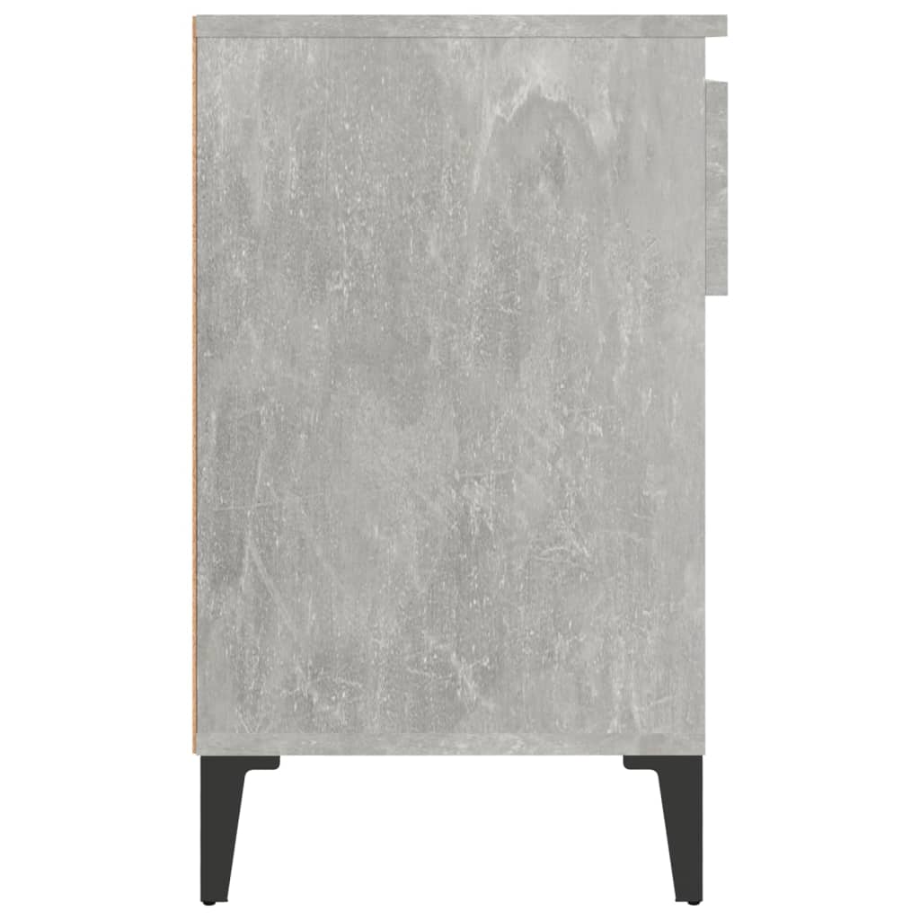 Armoire à chaussures Gris béton 102x36x60 cm Bois d'ingénierie - XIOS