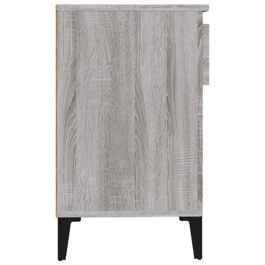 Armoire à chaussures Sonoma gris 102x36x60 cm Bois d'ingénierie - XIOS