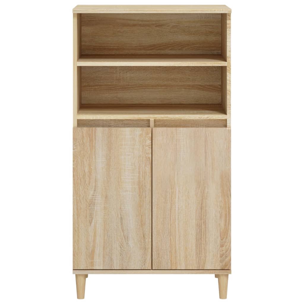 Buffet haut Chêne sonoma 60x36x110 cm Bois d'ingénierie