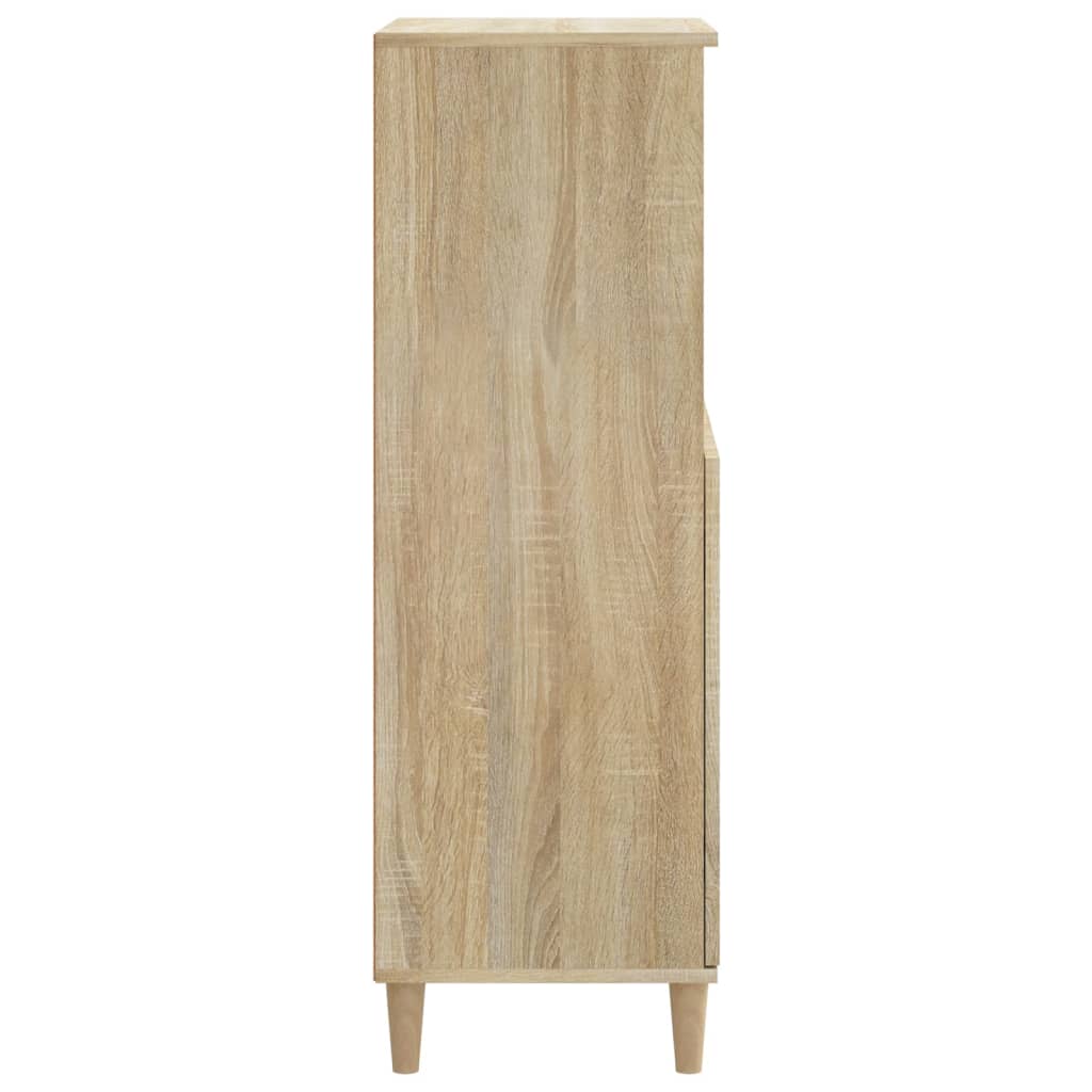 Buffet haut Chêne sonoma 60x36x110 cm Bois d'ingénierie