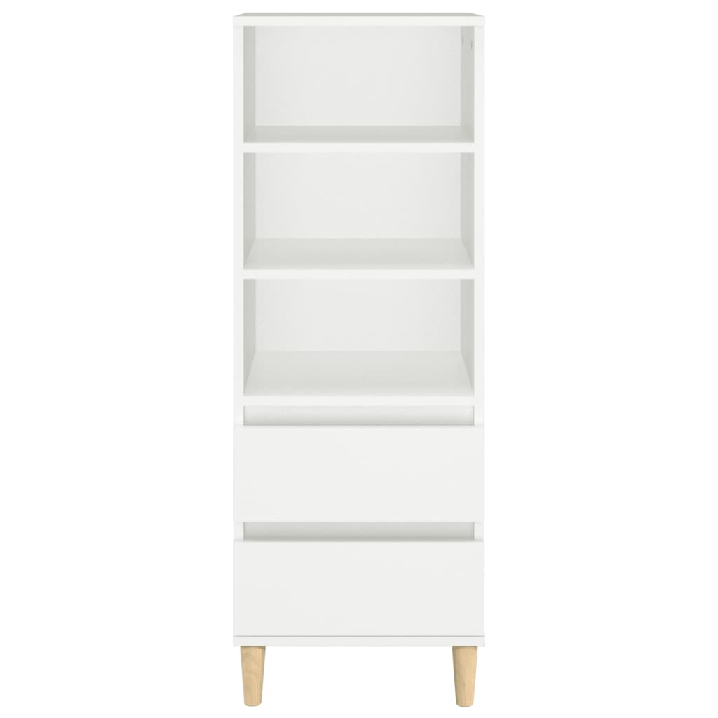 Buffet haut Blanc 40x36x110 cm Bois d'ingénierie - XIOS