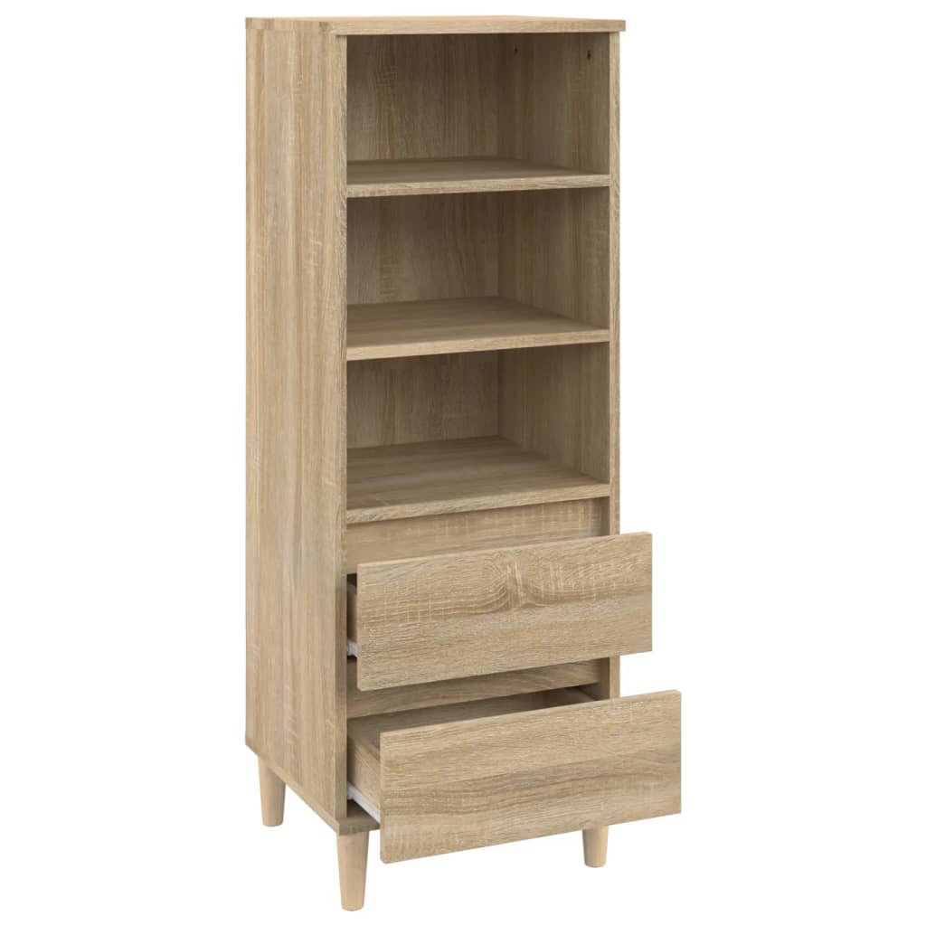 Buffet haut Chêne sonoma 40x36x110 cm Bois d'ingénierie - XIOS