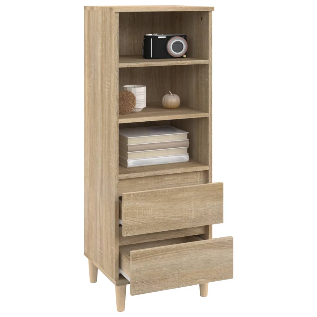 Buffet haut Chêne sonoma 40x36x110 cm Bois d'ingénierie - XIOS