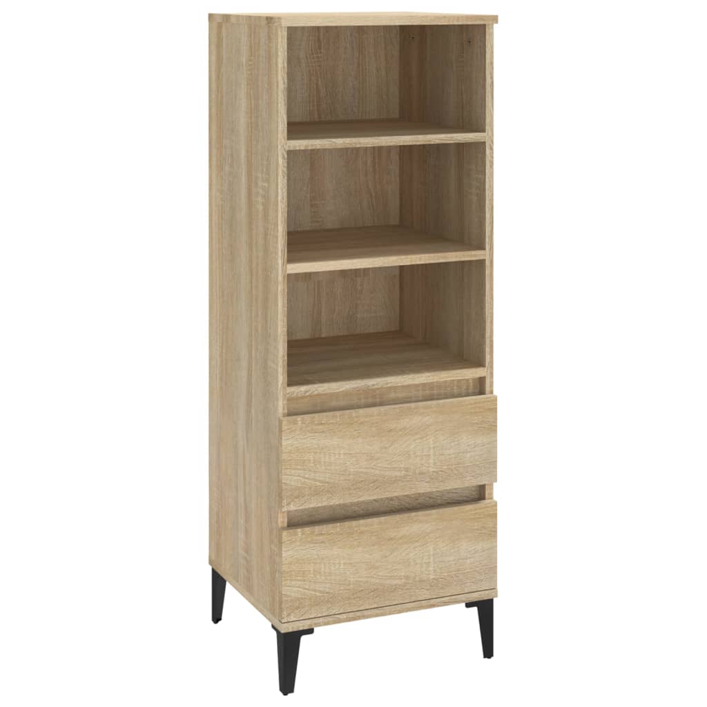 Buffet haut Chêne sonoma 40x36x110 cm Bois d'ingénierie - XIOS