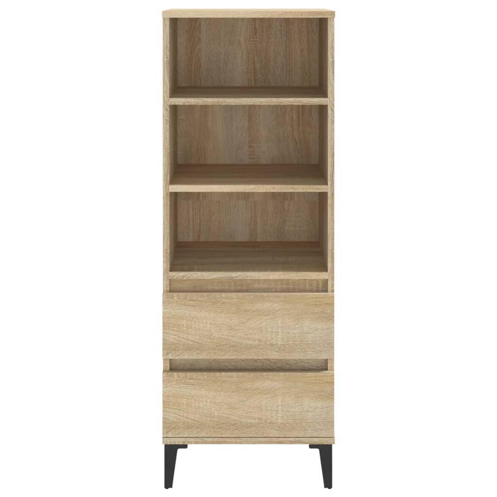 Buffet haut Chêne sonoma 40x36x110 cm Bois d'ingénierie - XIOS