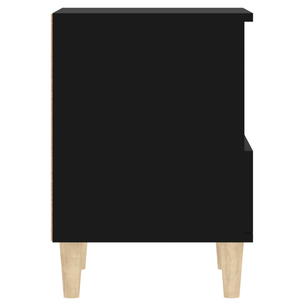 Table de chevet Noir 40x35x50 cm - XIOS