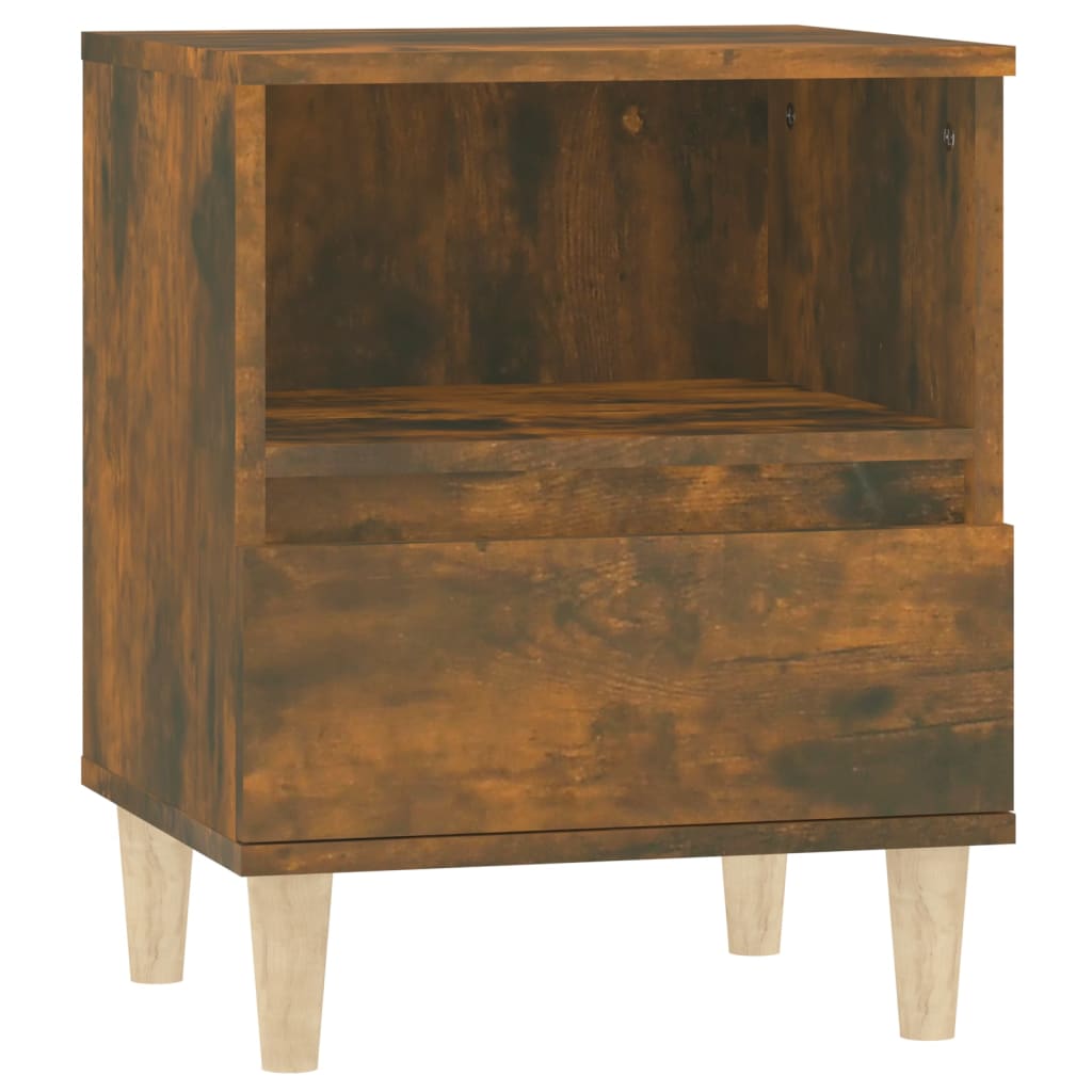 Tables de chevet 2 pcs Chêne fumé 40x35x50 cm - XIOS