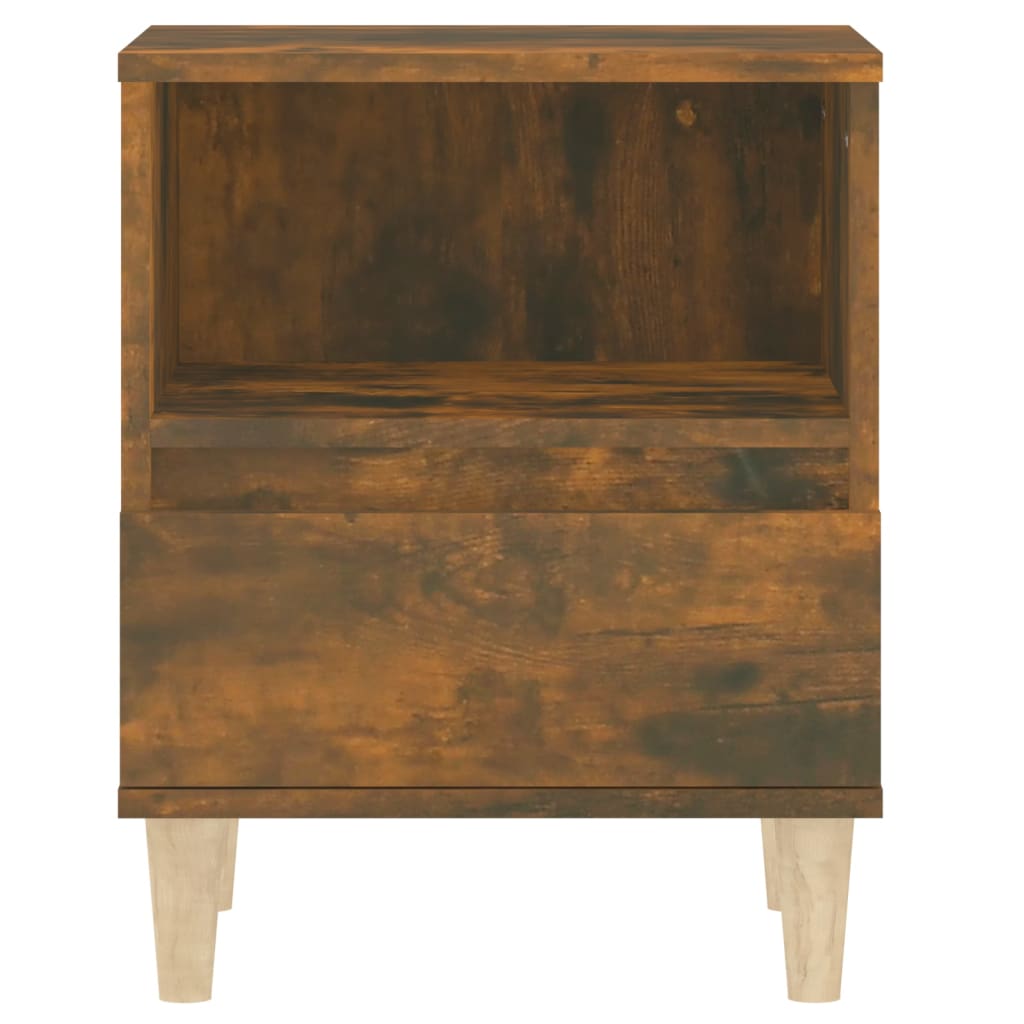 Tables de chevet 2 pcs Chêne fumé 40x35x50 cm - XIOS