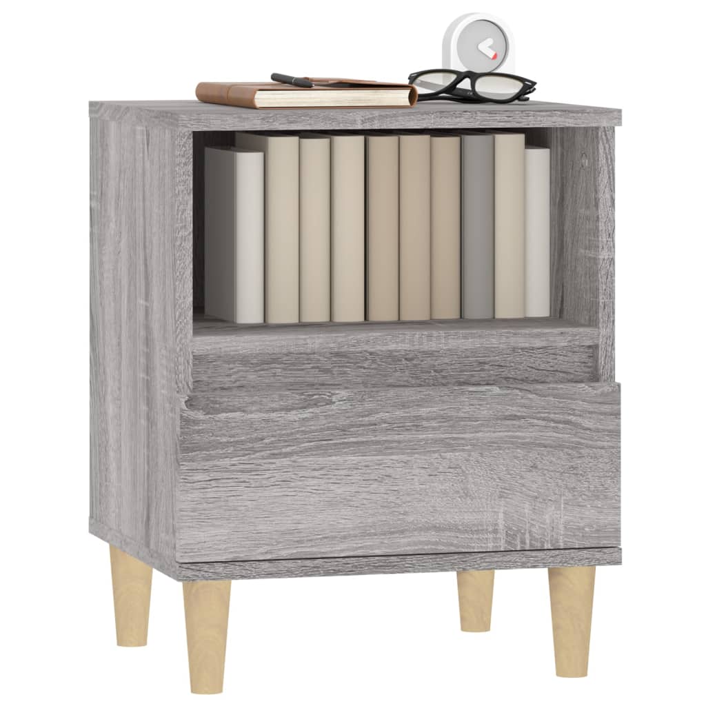 Tables de chevet 2 pcs Sonoma gris 40x35x50 cm - XIOS