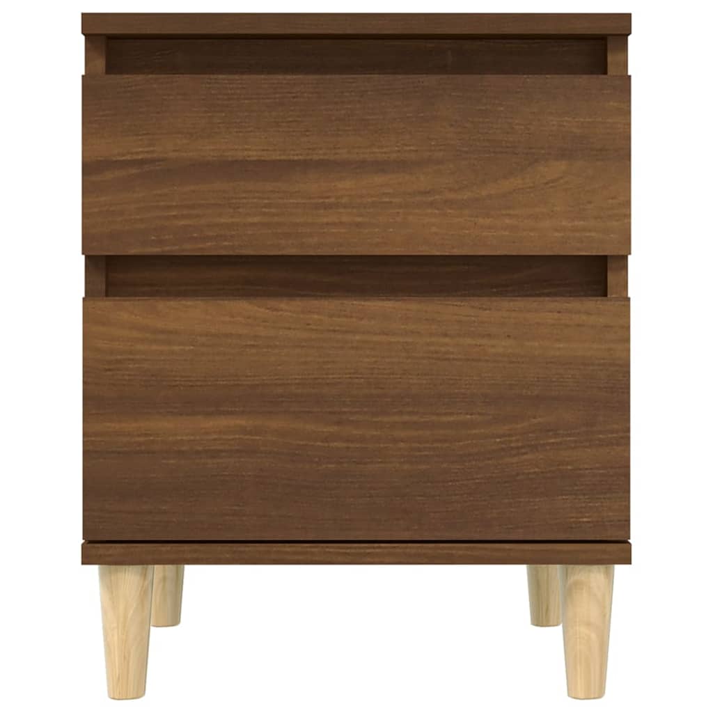 Tables de chevet 2 pcs Chêne marron 40x35x50 cm