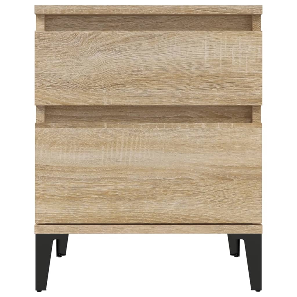 Tables de chevet 2 pcs Chêne sonoma 40x35x50 cm