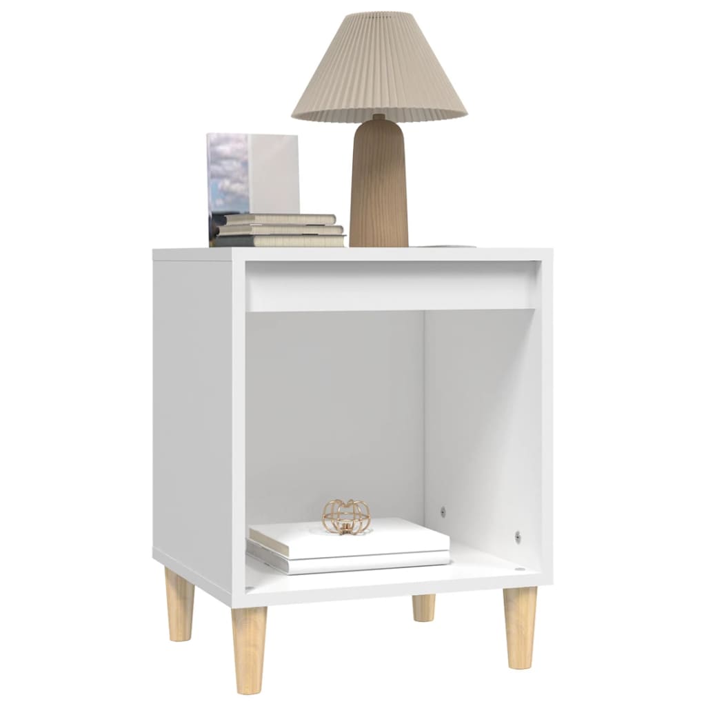 Tables de chevet 2 pcs Blanc 40x35x50 cm - XIOS