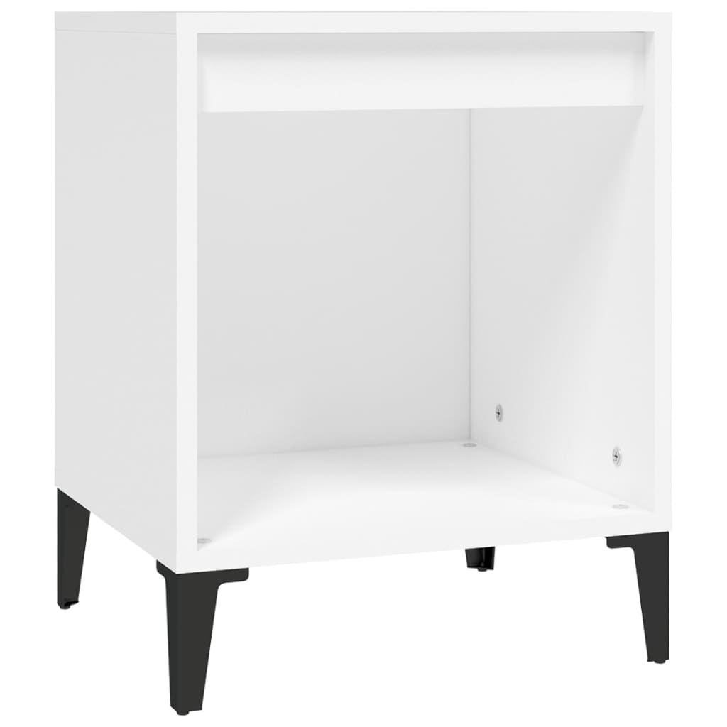 Tables de chevet 2 pcs Blanc 40x35x50 cm - XIOS