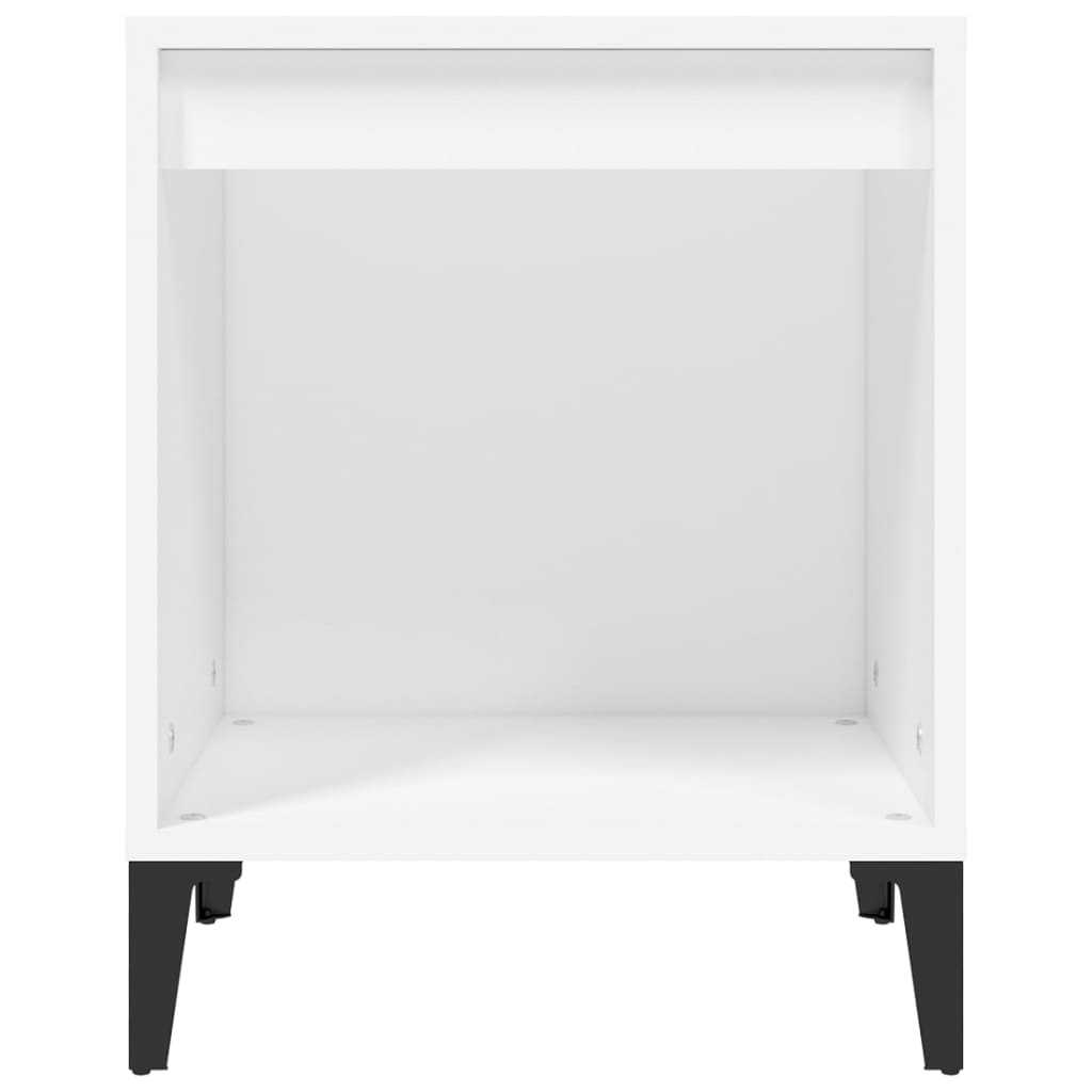 Tables de chevet 2 pcs Blanc 40x35x50 cm - XIOS