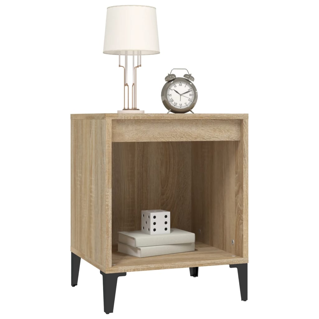 Table de chevet Chêne sonoma 40x35x50 cm - XIOS