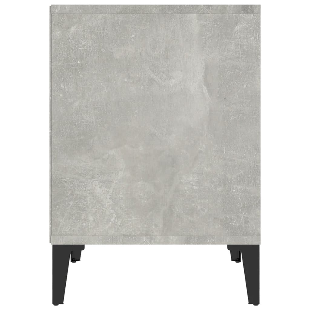 Table de chevet Gris béton 40x35x50 cm - XIOS