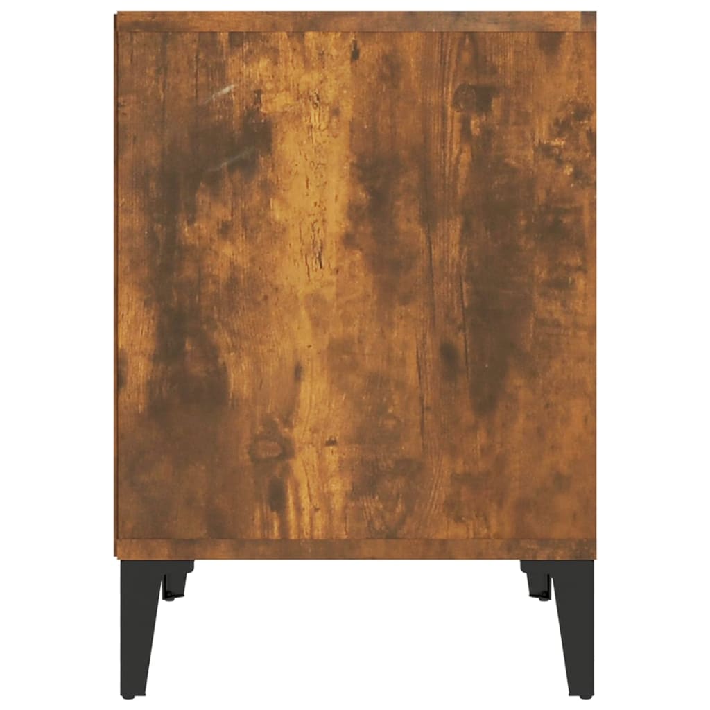 Table de chevet Chêne fumé 40x35x50 cm - XIOS