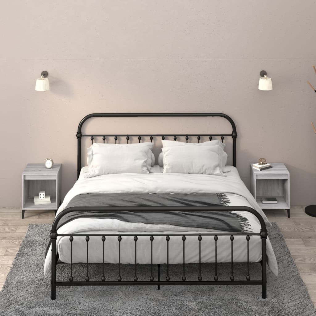 Tables de chevet 2 pcs Sonoma gris 40x35x50 cm - XIOS