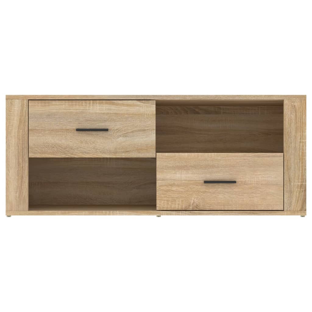 Meuble TV Chêne sonoma 100x35x40 cm Bois d'ingénierie - XIOS