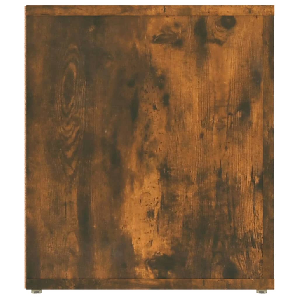 Meuble TV Chêne fumé 100x35x40 cm Bois d'ingénierie - XIOS