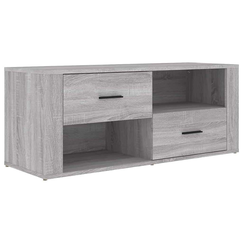 Meuble TV Sonoma gris 100x35x40 cm Bois d'ingénierie - XIOS