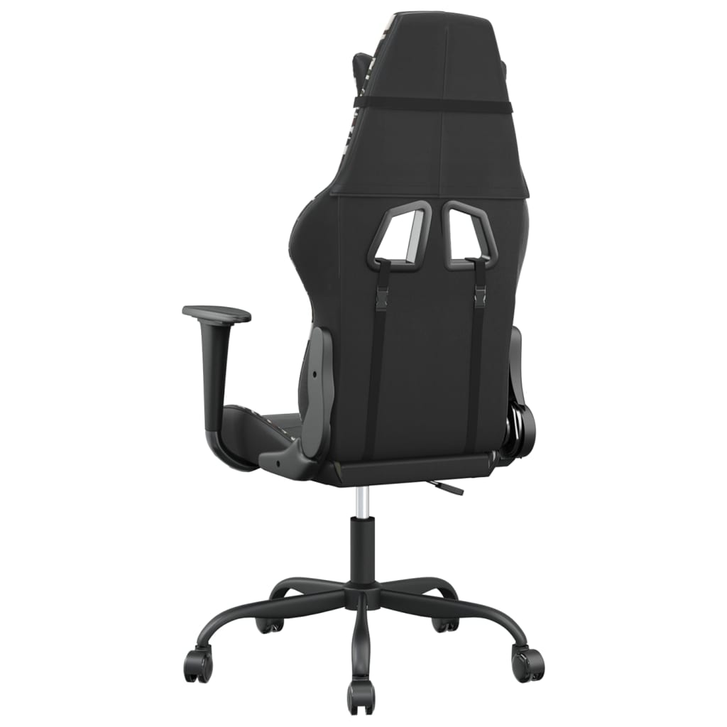 Chaise de jeu Noir et camouflage Similicuir - XIOS