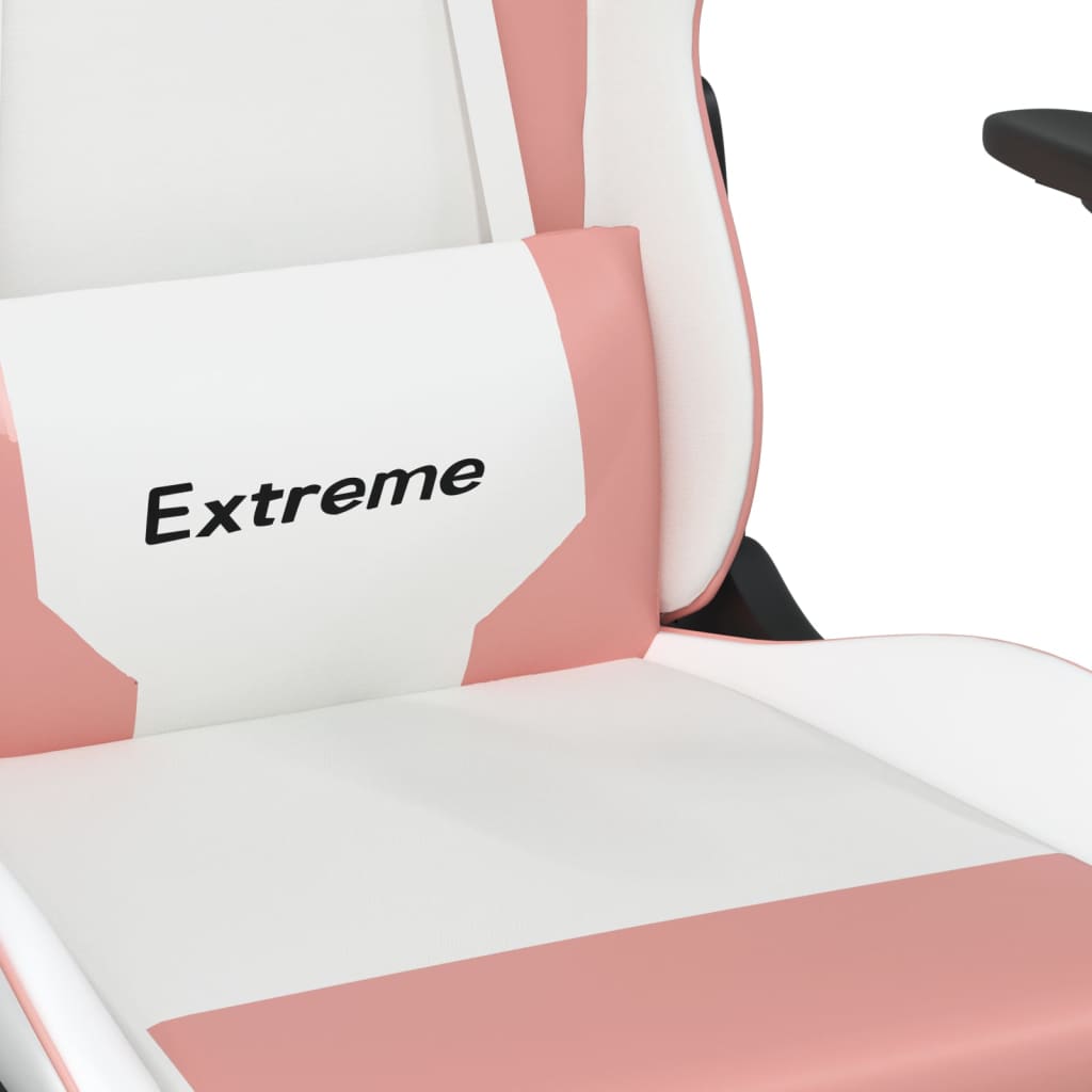 Chaise de jeu Blanc et rose Similicuir - XIOS