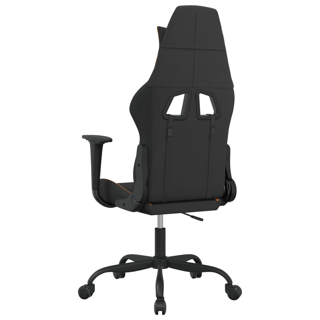 Chaise de jeu Noir et orange Tissu - XIOS