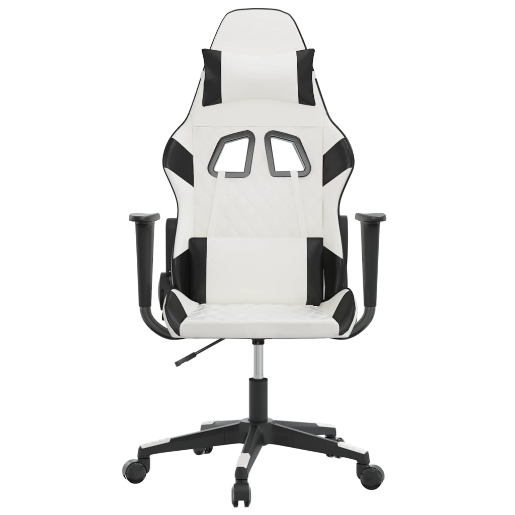 Chaise de jeu Blanc et noir Similicuir - XIOS