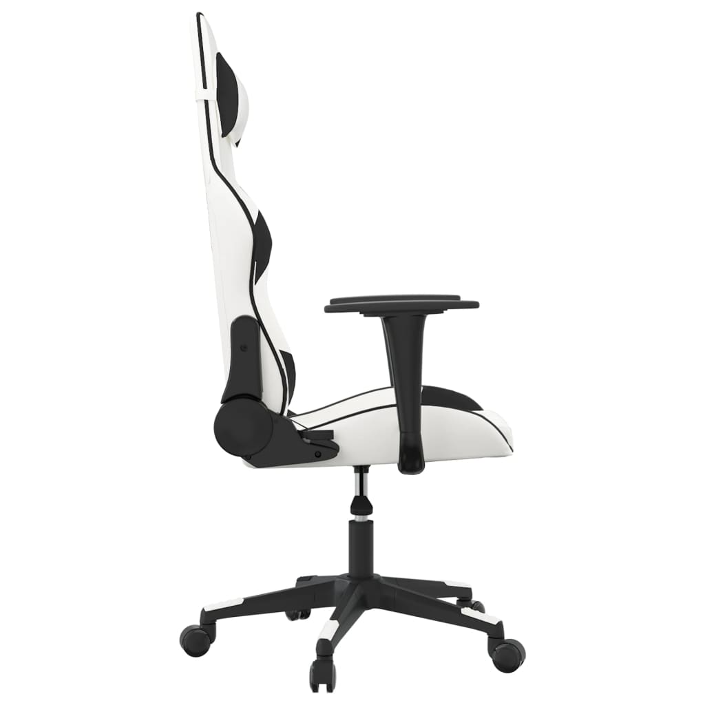 Chaise de jeu Blanc et noir Similicuir - XIOS
