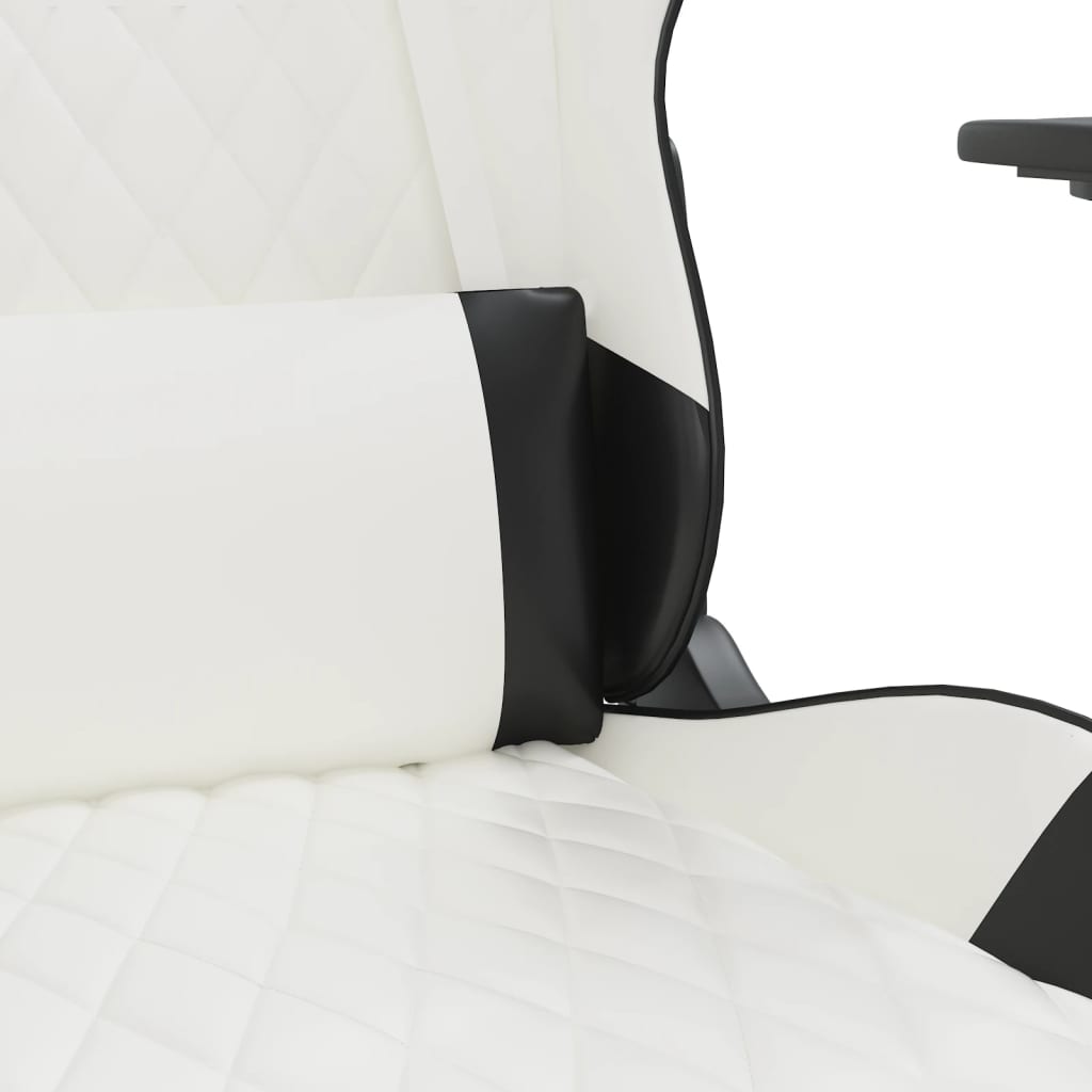 Chaise de jeu Blanc et noir Similicuir - XIOS