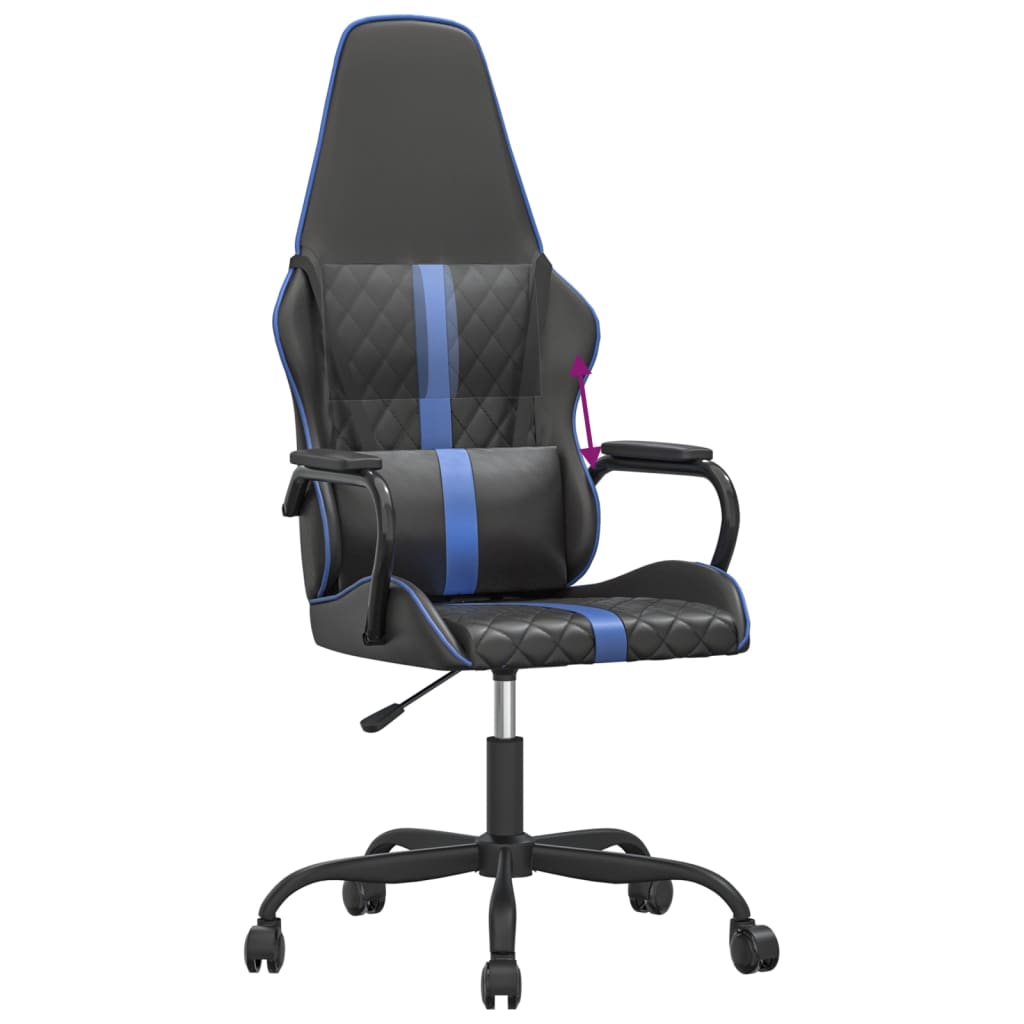 Chaise de jeu Noir et bleu Similicuir - XIOS