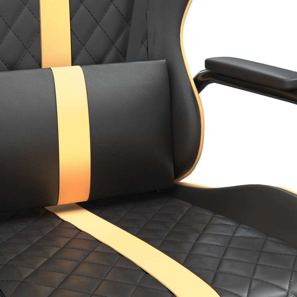 Chaise de jeu Noir et doré Similicuir - XIOS