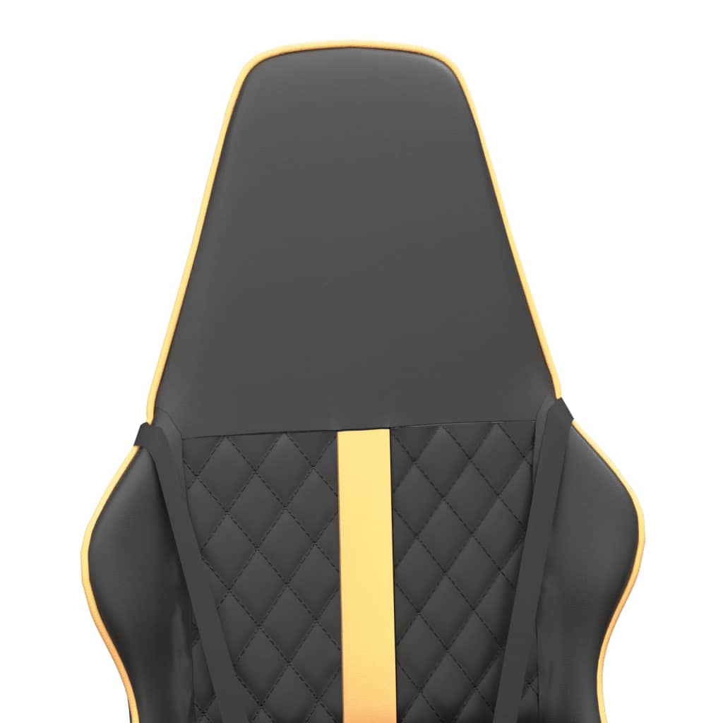 Chaise de jeu Noir et doré Similicuir - XIOS