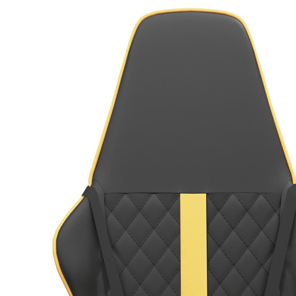 Chaise de jeu Noir et doré Similicuir - XIOS