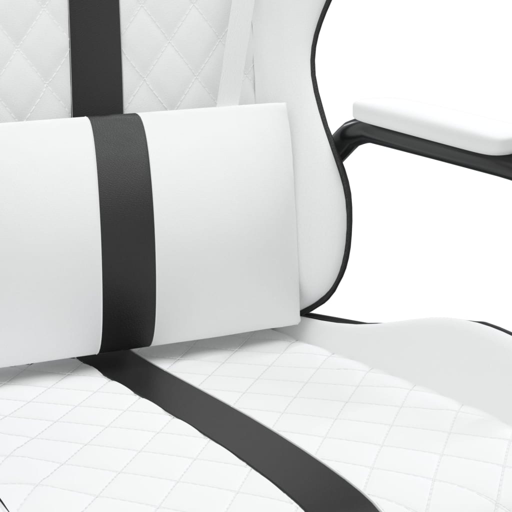 Chaise de jeu Blanc et noir Similicuir - XIOS