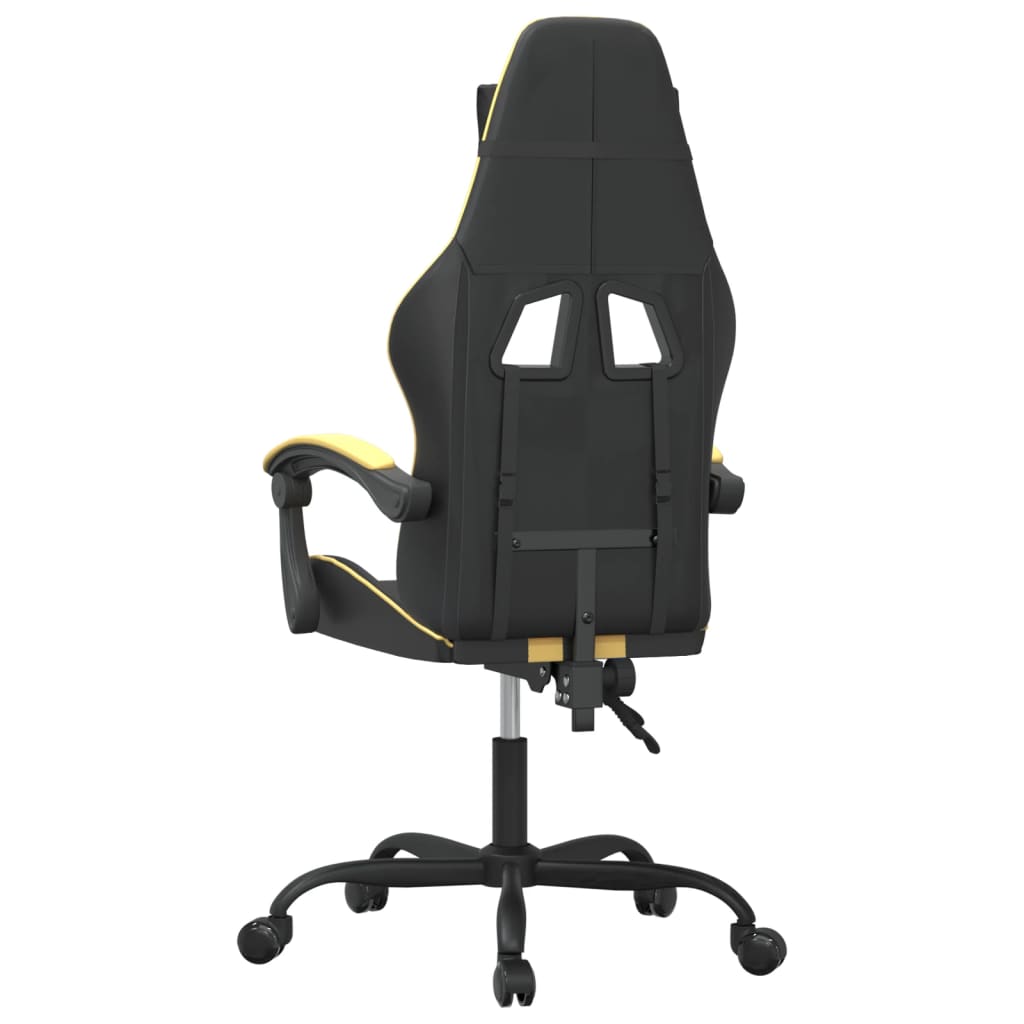 Chaise de jeu Noir et doré Similicuir - XIOS