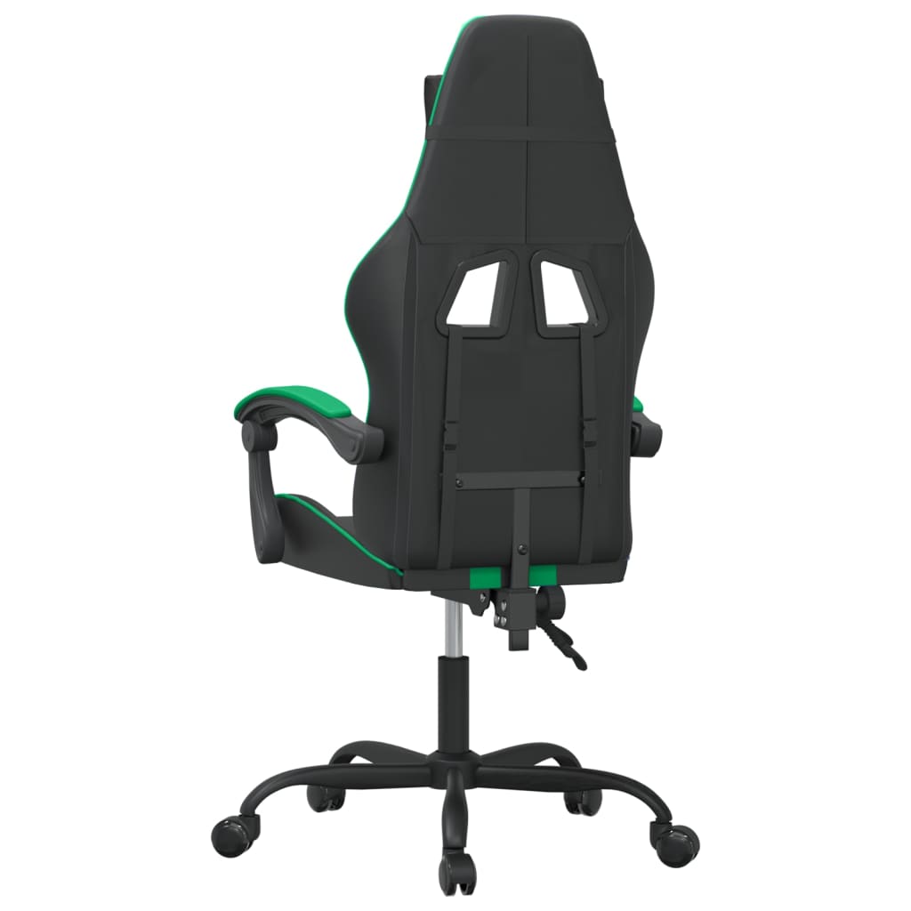 Chaise de jeu Noir et vert Similicuir - XIOS