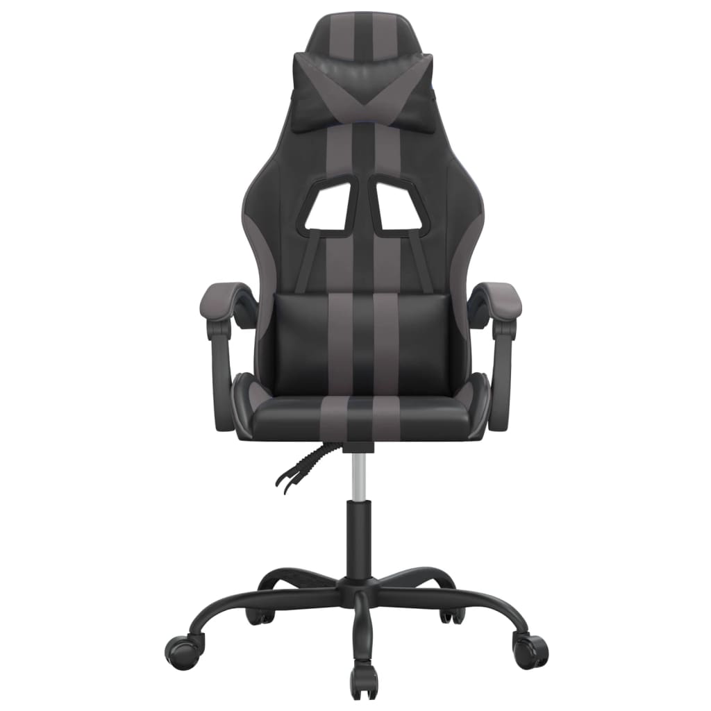 Chaise de jeu Noir et gris Similicuir - XIOS